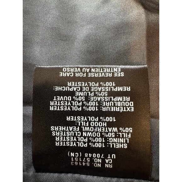 Cole Haan Women's Long Maxi Puffer Coat Hood S Small Down Quilted NEW - Picture 8 of 14